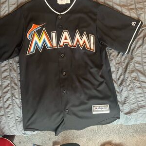 Majestic Black Cool Base Jersey